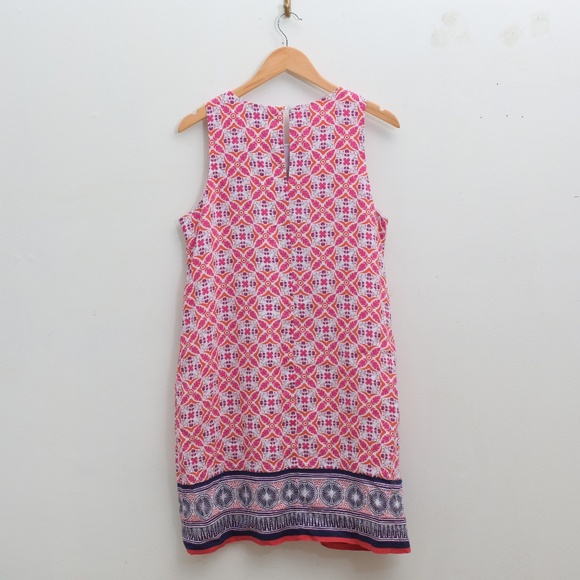 TOMMY BAHAMA TROPICAL TERRAZZA linen sleeveless shift dress - Picture 2 of 11